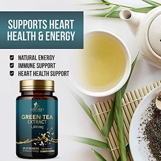 Foto 3 | Suplemento De Extracto De Té Verde De Nature's Nutrition 98% Egcg 120 - Venta Internacional.
