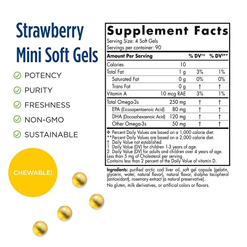 Foto 3 pulgar | Suplemento Dha Fresa 360 Sof Para Niños De Nordic Naturals - Venta Internacional.