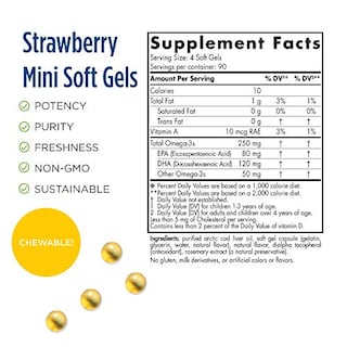 Foto 2 | Suplemento Dha Fresa 360 Sof Para Niños De Nordic Naturals - Venta Internacional.