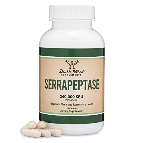 Foto 2 pulgar | Suplemento Double Wood Supplements Serrapeptase 240,000 Spu - Venta Internacional.