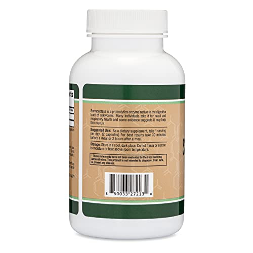 Foto 4 pulgar | Suplemento Double Wood Supplements Serrapeptase 240,000 Spu - Venta Internacional.