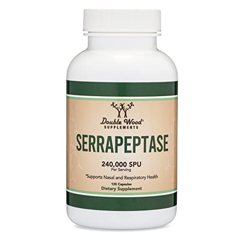 Foto 5 pulgar | Suplemento Double Wood Supplements Serrapeptase 240,000 Spu - Venta Internacional.