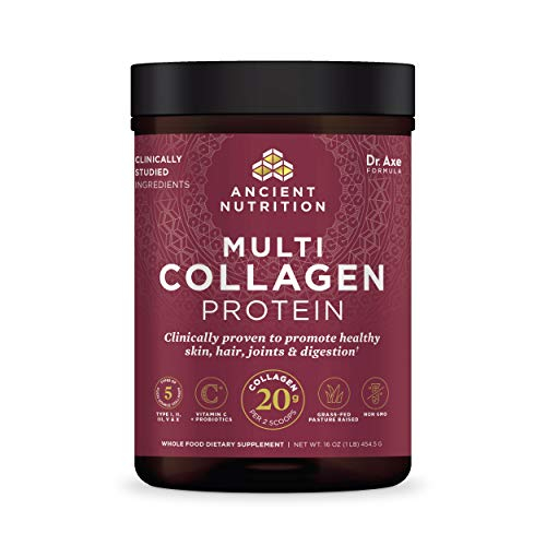 Foto 2 pulgar | Proteína De Colágeno En Polvo Ancient Nutrition 450 Ml Con Probiótico - Venta Internacional.