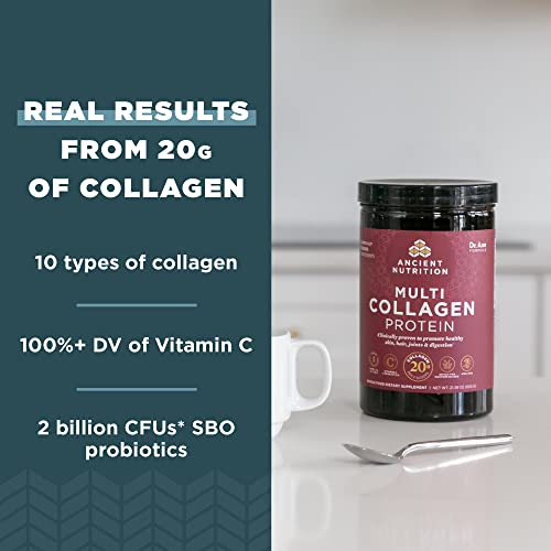 Foto 4 pulgar | Proteína De Colágeno En Polvo Ancient Nutrition 450 Ml Con Probiótico - Venta Internacional.