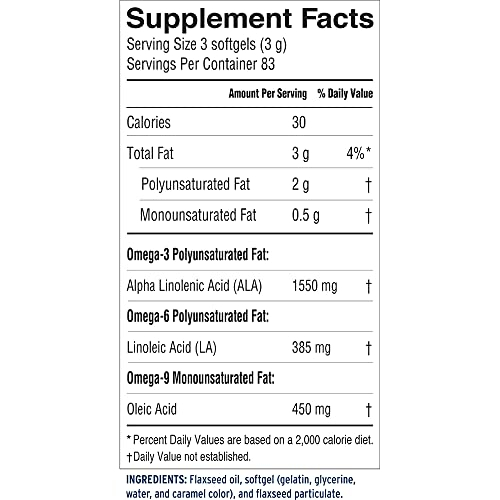 Foto 4 pulgar | Suplemento En Cápsulas Blandas De Aceite De Lino Barlean's, 250 Sin Ogm, 1650 Mg - Venta Internacional.