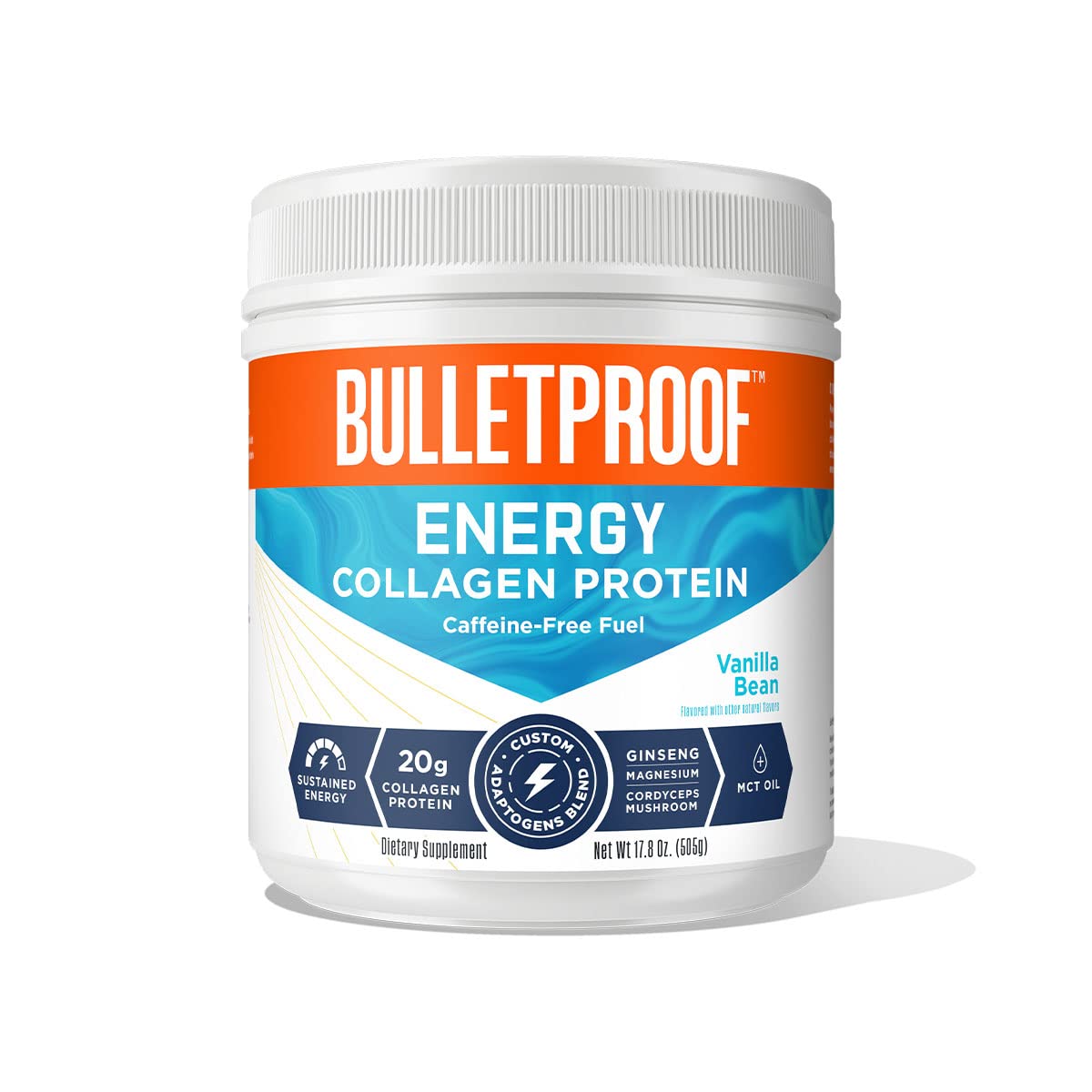Foto 2 pulgar | Proteína En Polvo Bulletproof Vanilla Bean Energy Collagen, 500 G - Venta Internacional.