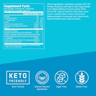 Foto 2 | Proteína En Polvo Bulletproof Vanilla Bean Energy Collagen, 500 G - Venta Internacional.