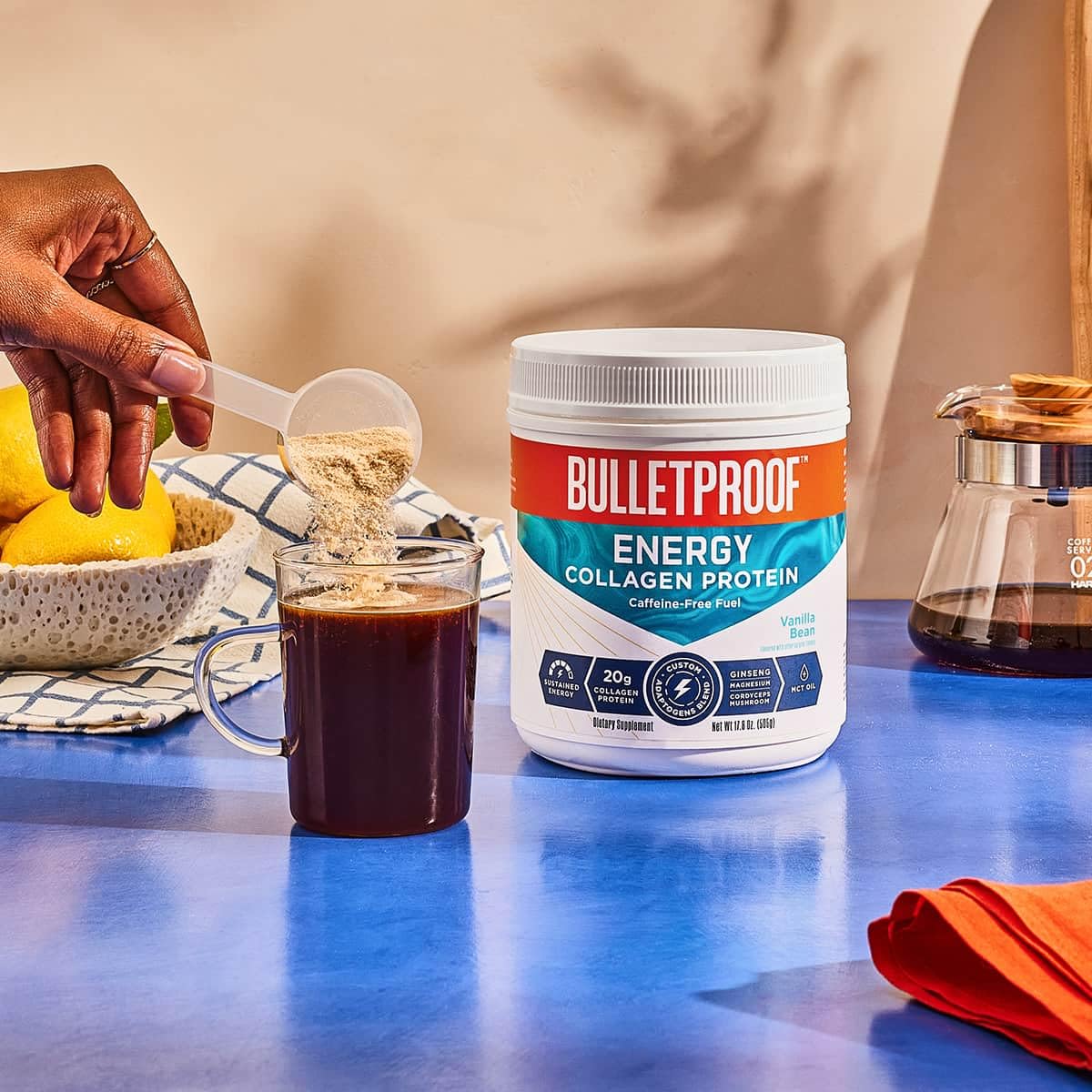 Foto 4 pulgar | Proteína En Polvo Bulletproof Vanilla Bean Energy Collagen, 500 G - Venta Internacional.