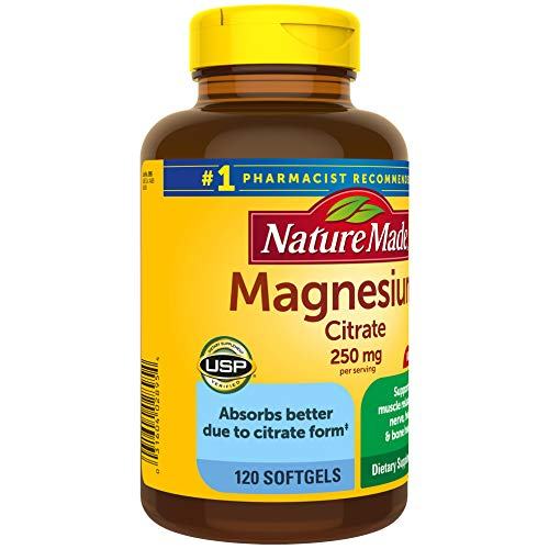 Foto 7 pulgar | Suplemento De Citrato De Magnesio Nature Made 250 Mg 120 Cápsulas Blandas - Venta Internacional.