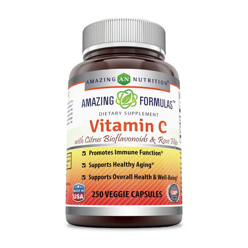 Foto 2 pulgar | Suplemento Amazing Formulas Con Vitamina C, 250 Cápsulas Vegetales (paquete De  - Venta Internacional.