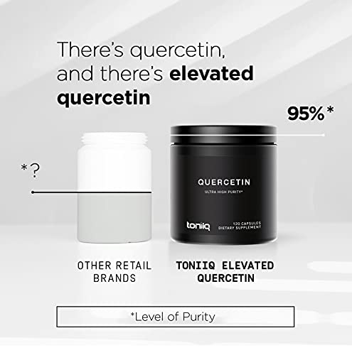 Foto 5 pulgar | Suplemento De Quercetina Toniiq De Ultra Alta Pureza 1000 Mg 120 Cápsulas - Venta Internacional.