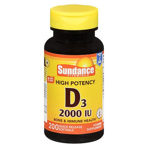 Foto 2 pulgar | Suplemento Sundance High Potency D3 200 Cápsulas Blandas - Venta Internacional.