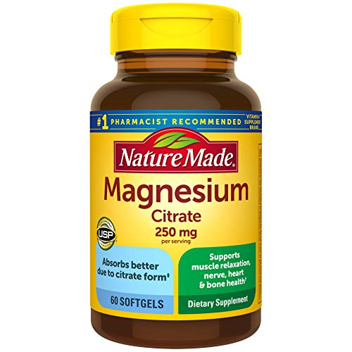 Foto 2 pulgar | Suplemento Dietético Nature Made Citrato De Magnesio 250 Mg 60 So - Venta Internacional.