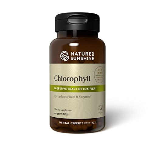 Suplemento Nature's Sunshine Chlorophyll 60 Cápsulas De Gelatina Blanda - Venta Internacional.