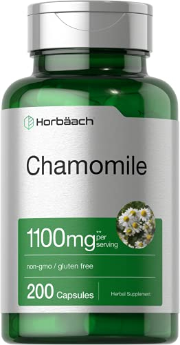 Foto 2 pulgar | Suplemento De Flor De Manzanilla Horbach 100 Mg 200 Cápsulas - Venta Internacional.