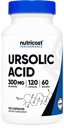 Foto 2 pulgar | Suplemento Nutricost De Ácido Ursólico 300 Mg 120 Cápsulas - Venta Internacional.