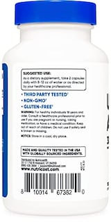 Foto 3 | Suplemento Nutricost De Ácido Ursólico 300 Mg 120 Cápsulas - Venta Internacional.