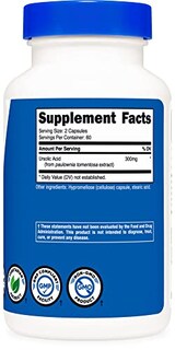 Foto 4 | Suplemento Nutricost De Ácido Ursólico 300 Mg 120 Cápsulas - Venta Internacional.