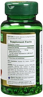 Foto 2 | Suplemento De Extracto De Ajo Nature's Bounty 1000 Mg 100 Tabletas - Venta Internacional.