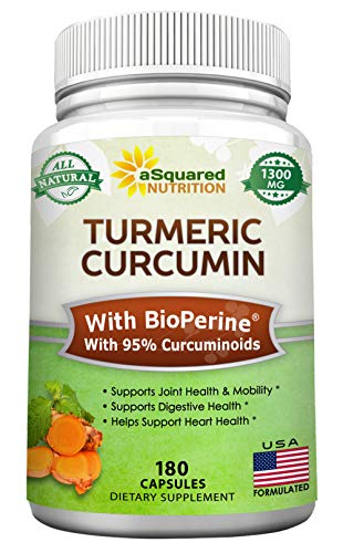 Foto 2 pulgar | Suplemento Asquare Nutrition: Cúrcuma Y Curcumina, 1300 Mg, 180 C - Venta Internacional.