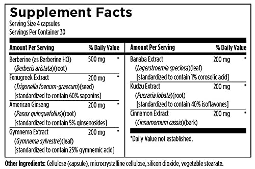 Foto 5 pulgar | Diseños De Suplementos Para La Salud Glucosupreme 120 Cápsulas - Venta Internacional.