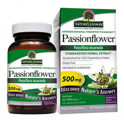 Foto 2 pulgar | Suplemento Nature's Answer Passiflower 60 Vcaps X 2 - Venta Internacional.