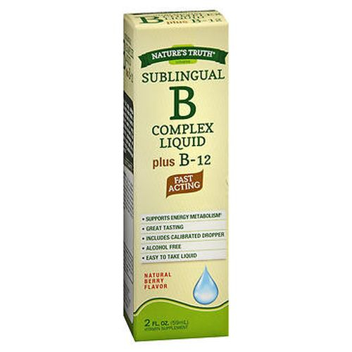 Foto 2 pulgar | Suplemento Líquido De Complejo Sublingual B De Nature's Truth, 60 Ml - Venta Internacional.
