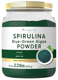 Foto 1 | Suplemento De Espirulina En Polvo Carlyle, 1 Kg De Algas Verdiazules - Venta Internacional.