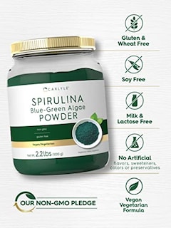 Foto 4 | Suplemento De Espirulina En Polvo Carlyle, 1 Kg De Algas Verdiazules - Venta Internacional.