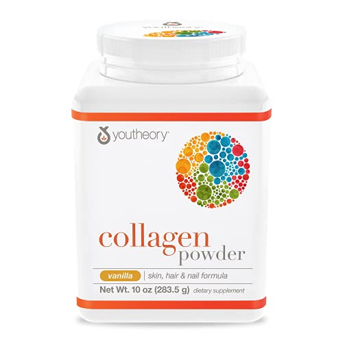 Colágeno En Polvo Youtheory Vanilla, Botella De 300 Ml - Venta Internacional.