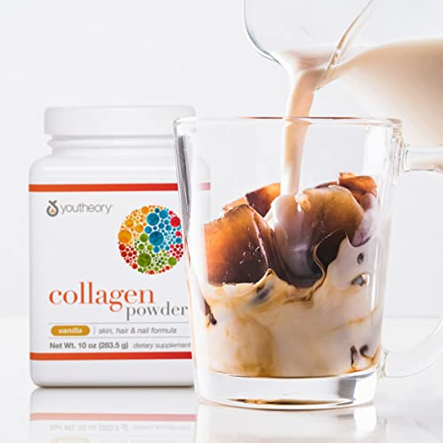 Foto 5 pulgar | Colágeno En Polvo Youtheory Vanilla, Botella De 300 Ml - Venta Internacional.