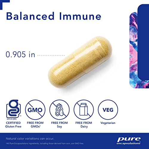 Foto 2 pulgar | Suplemento Pure Encapsulations Balanced Immune 60 Cápsulas - Venta Internacional.