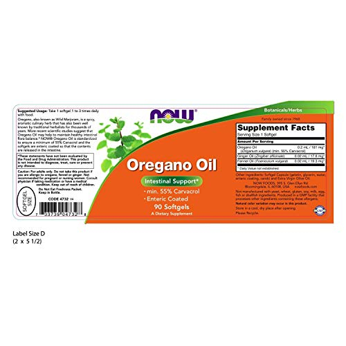 Foto 3 pulgar | Complementa Now Aceite De Orégano Con Jengibre E Hinojo 90 Cápsulas Blandas - Venta Internacional.