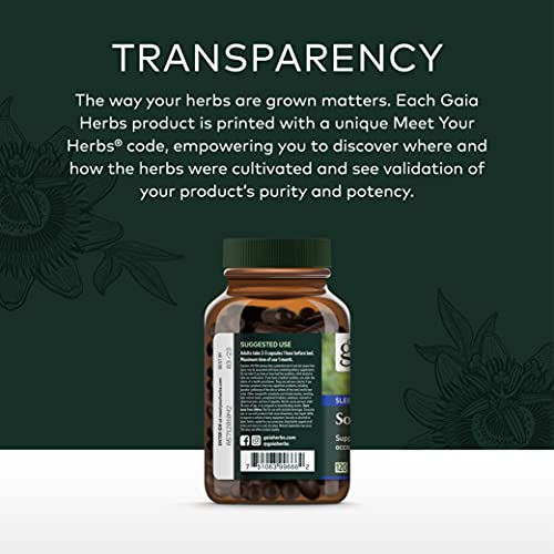 Foto 4 pulgar | Suplemento Gaia Herbs Sound Sleep 120 Cápsulas Veganas - Venta Internacional.