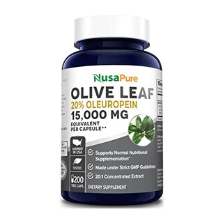 Foto 1 | Suplemento De Extracto De Hoja De Olivo Nusapure, 1500 Mg, 20% De Oleuropei - Venta Internacional.