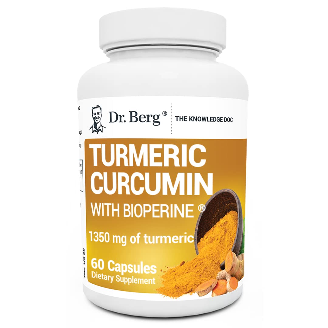 Foto 2 pulgar | Suplemento De Curcumina De Cúrcuma Dr. Berg Con Bioperine 60 Cápsulas - Venta Internacional.
