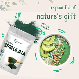 Foto 6 | Microingredientes De Espirulina Orgánica En Polvo, 454 G, 70% De Proteína - Venta Internacional.