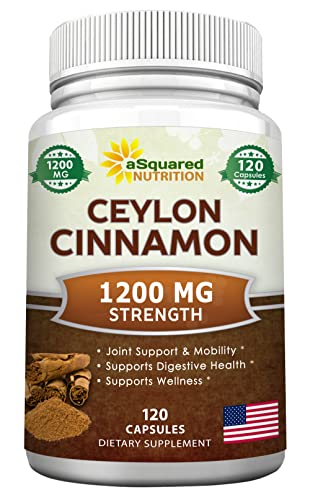 Foto 2 pulgar | Suplemento De Canela Natural De Ceilán De Squared Nutrition 1200 Mg - Venta Internacional.