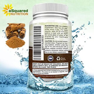 Foto 6 | Suplemento De Canela Natural De Ceilán De Squared Nutrition 1200 Mg - Venta Internacional.