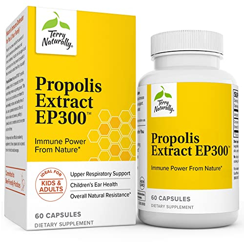 Suplemento Terry Naturally Propolis Extract Ep300 60 Cápsulas - Venta Internacional.