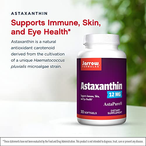 Foto 6 pulgar | Suplemento Jarrow Formulas De Astaxantina 12 Mg, Antioxidante 30 C - Venta Internacional.