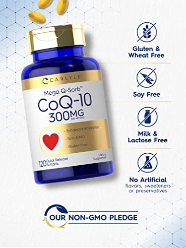 Foto 4 | Suplemento Carlyle Coq10 300 Mg 120 Cápsulas Blandas Mega Q-sorb - Venta Internacional.