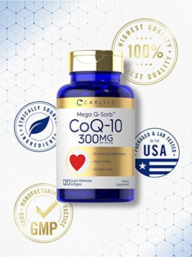 Foto 5 | Suplemento Carlyle Coq10 300 Mg 120 Cápsulas Blandas Mega Q-sorb - Venta Internacional.