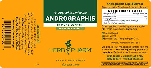 Foto 7 pulgar | Extracto Líquido Herb Pharm Andrographis For Immune 120 Ml - Venta Internacional.