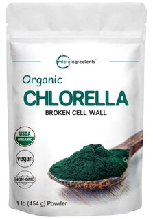 Foto 1 | Microingredientes Orgánicos De Clorella En Polvo, 454 G - Venta Internacional.