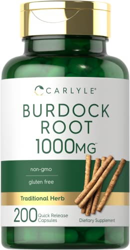 Foto 2 pulgar | Suplemento Carlyle Burdock Root 1000 Mg 200 Cápsulas - Venta Internacional.