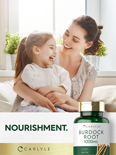 Foto 7 pulgar | Suplemento Carlyle Burdock Root 1000 Mg 200 Cápsulas - Venta Internacional.