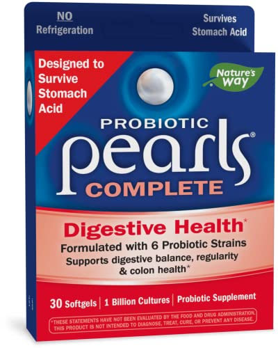 Suplemento Nature's Way Probiotic Pearls Complete 30 Cápsulas Blandas - Venta Internacional.