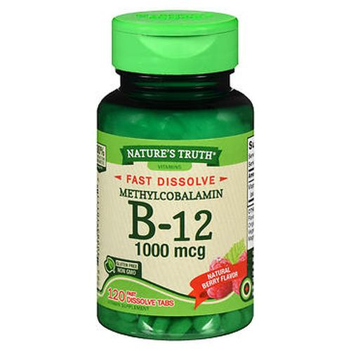Suplemento Nature's Truth, B-12, Tabletas De Disolución Rápida, 120 Tabletas - Venta Internacional.