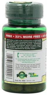 Foto 5 | Complementa La Luteína Nature's Bounty De 20 Mg Para La Salud Ocular, 40% So - Venta Internacional.